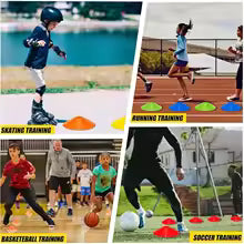 Football Disc Cone football training plate agility practice Sign Dish Cones Outdoor Football Basketball Sport random color