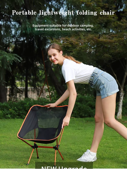 Portable lightweight folding chair